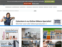 Tablet Screenshot of colorstore.nl